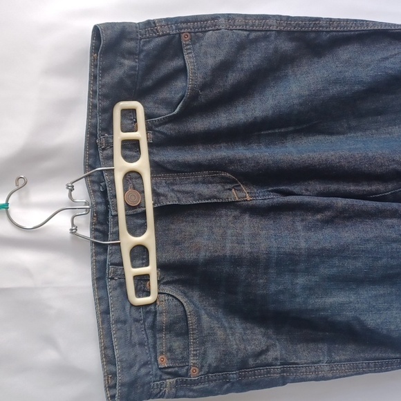 Calvin Klein Lean Boot Jeans, Women's Size 30/10x29" Long, 9" Rise, Raw Hem - Picture 2 of 7